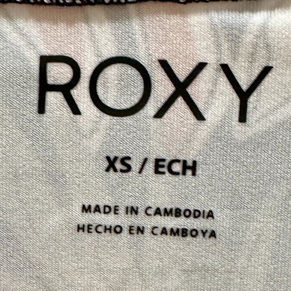 Roxy Sun Swim Shirt Women's Size XS Tropical Pink Rashguard – UPF 50+ Quick-Dry - Picture 4 of 13